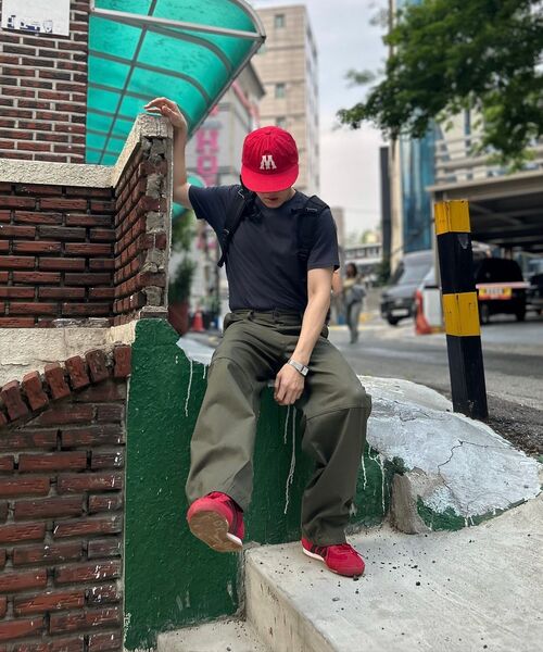 bounDary(バウンダリー)の「ビジョワイド切開チノパンツ【カーキ】(その他パンツ・レディース・その他・X-LARGE/MEDIUM)」の6枚目の写真