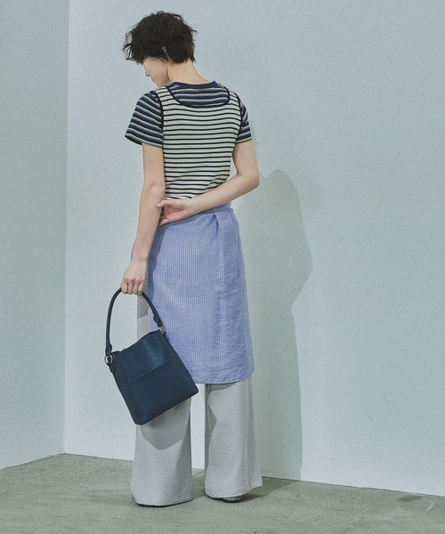 LAKOLE(ラコレ)の「14ゲージ総針スクエアタンク / 659887(タンクトップ・レディース・ホワイト/ブラウン/ライトグリーン/イエロー/ブラック/オフホワイト・FREE)」の11枚目の写真