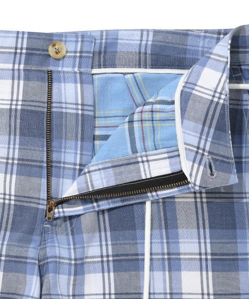 AJOBYAJO（アジョバイアジョ）の「Check Mixed Shorts [Sky Blue]（その他パンツ・レディース・その他・LARGE/MEDIUM）」の2枚目の写真