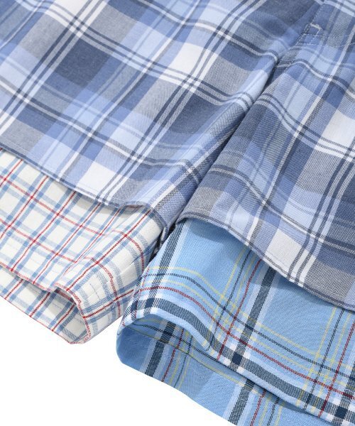 AJOBYAJO（アジョバイアジョ）の「Check Mixed Shorts [Sky Blue]（その他パンツ・レディース・その他・LARGE/MEDIUM）」の4枚目の写真