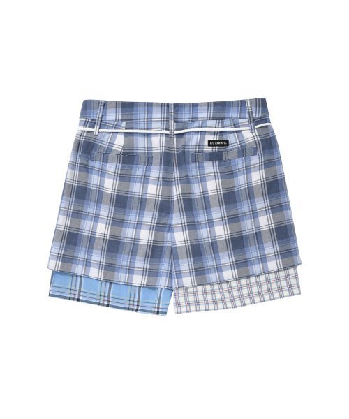 AJOBYAJO（アジョバイアジョ）の「Check Mixed Shorts [Sky Blue]（その他パンツ・レディース・その他・LARGE/MEDIUM）」の5枚目の写真