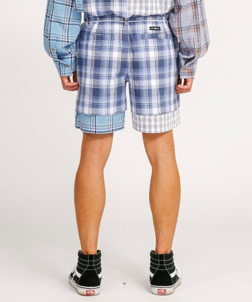 AJOBYAJO（アジョバイアジョ）の「Check Mixed Shorts [Sky Blue]（その他パンツ・レディース・その他・LARGE/MEDIUM）」の9枚目の写真