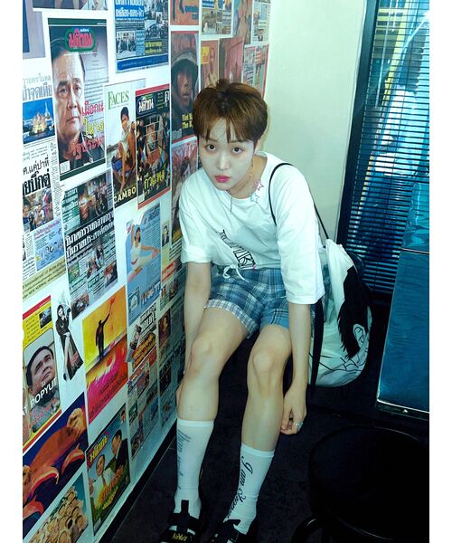 AJOBYAJO（アジョバイアジョ）の「Check Mixed Shorts [Sky Blue]（その他パンツ・レディース・その他・LARGE/MEDIUM）」の11枚目の写真
