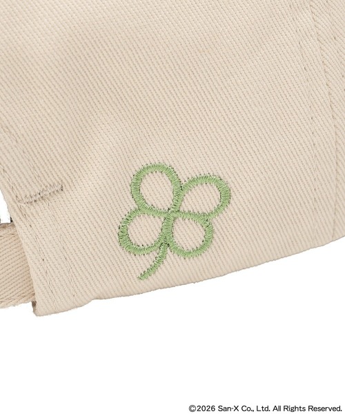 earth music&ecology（アースミュージックアンドエコロジー）の「リラックマ×earth ワンポイント刺繍キャップ（キャップ・レディース・ブラウン/アイボリー・FREE）」の6枚目の写真