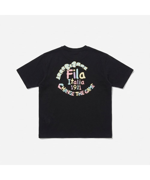 FILA（フィラ）の「OVERSIZED S/S T-SHIRT（Tシャツ/カットソー・レディース・ネイビー/ピンク/ホワイト・XL/L/M）」の6枚目の写真