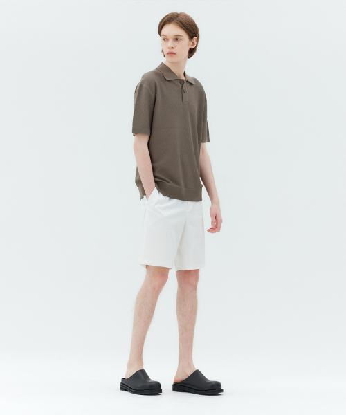 MINDBRIDGE(マインドブリッジ)の「ルーズフィットフルバンディングハーフパンツ - 2カラー MYHP3110(その他パンツ・メンズ・ベージュ・36/34/32/30/29)」の2枚目の写真