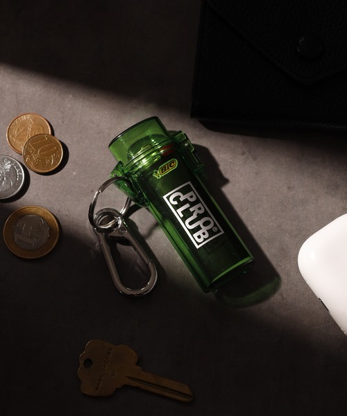 PRO CLUB LIGHTER CASE クリア ライターケース カラビナキーホルダー