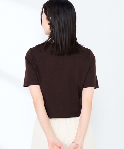 NOLLEY’S Sophi（ノーリーズソフィ）の「《手洗い可能》W&Wショート丈ロゴTシャツ（Tシャツ/カットソー・レディース・ベージュ系その他/ホワイト系その他3/ホワイト系その他2・38）」の18枚目の写真