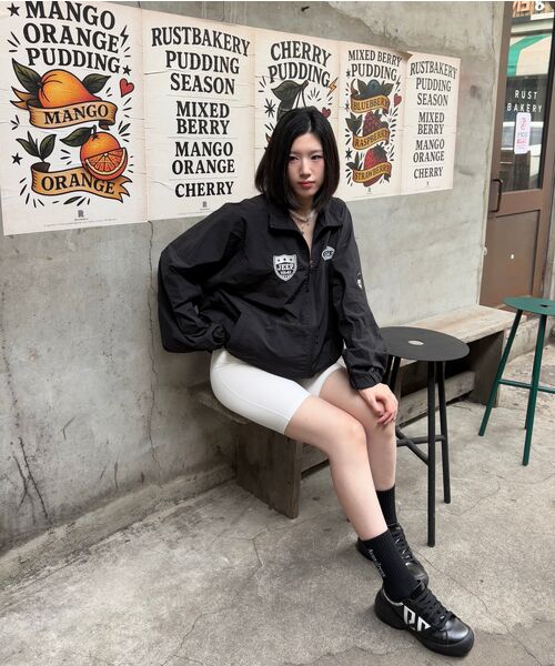 JEEP(ジープ)の「RUSH ナイロンレーシングジャージジップアップ (JQ5JPU202BK)(ナイロンジャケット・レディース・その他・SMALL/MEDIUM/LARGE/X-LARGE/2XL)」の7枚目の写真