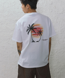 CAMEL WORK（キャメルワーク）の「ハワイアンパラダイス 半袖Tシャツ(ホワイト)（Tシャツ/カットソー）」