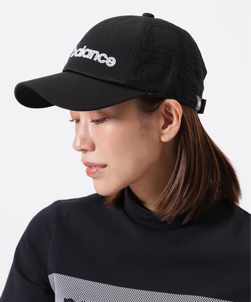 New Balance Golf(ニューバランスゴルフ)の「【new balance golf】SIX PANELS CAP(キャップ・レディース・ブラック/ホワイト・FREE)」の1枚目の写真