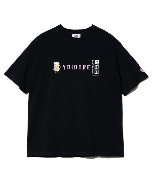 go slow caravan（ゴースローキャラバン）の「YOIDORE/酔いどれ　二軒目どうする？ コラボ TEE（Tシャツ/カットソー・メンズ・ブラック/ホワイト・X-LARGE/LARGE/MEDIUM）」の7枚目の写真