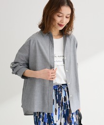 【UVカット×接触冷感×イージーケア】綿麻混シャツ