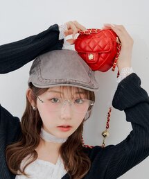 continuer de NICE CLAUP | ハートキルティングバッグ(ショルダーバッグ)