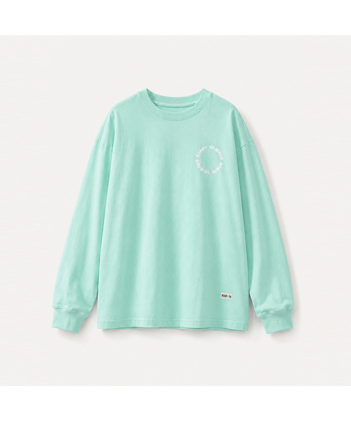RMRN（アルエームアルエヌ）の「GLOBE T-SHIRT（Tシャツ/カットソー・レディース・アクア/ホワイト・FREE）」の2枚目の写真