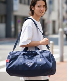 FILA（フィラ）の「【FILA/フィラ】【大容量47L 肩掛け、手持ち、リュックの3WAY仕様】3WAYボストンバッグ 修学旅行 林間学校 部活 旅行 出張 スクリプトロゴ（ボストンバッグ）」