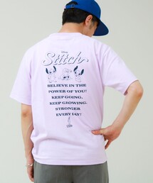 【ユニセックスで着れる】ベイマックス＆スティッチ バックプリントＴ