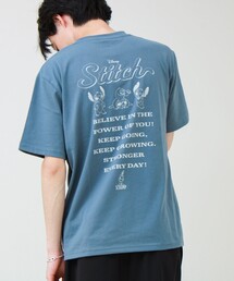 GLOSTER | 【ユニセックスで着れる】ベイマックス＆スティッチ バックプリントＴ(Tシャツ/カットソー)