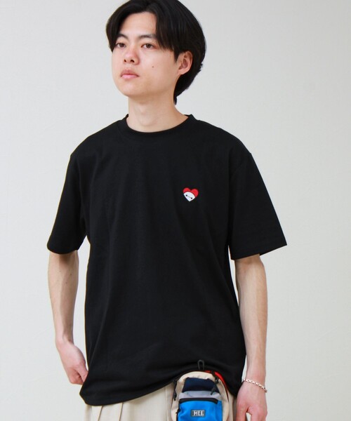 GLOSTER(グロスター)の「【ユニセックスで着れる】ベイマックス&スティッチ バックプリントT(Tシャツ/カットソー・メンズ・ネイビー/ラベンダー/サックスブルー/グレイッシュブルー・L/M)」の6枚目の写真