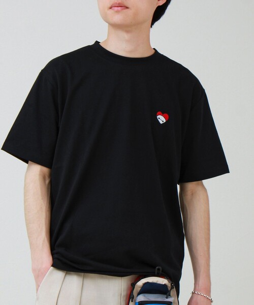 GLOSTER(グロスター)の「【ユニセックスで着れる】ベイマックス&スティッチ バックプリントT(Tシャツ/カットソー・メンズ・ネイビー/ラベンダー/サックスブルー/グレイッシュブルー・L/M)」の7枚目の写真