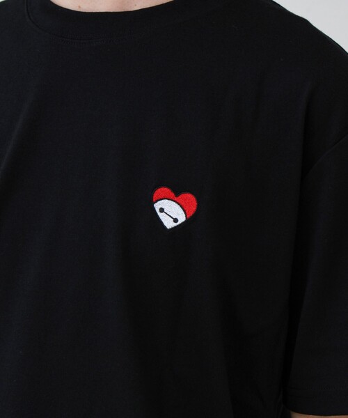 GLOSTER(グロスター)の「【ユニセックスで着れる】ベイマックス&スティッチ バックプリントT(Tシャツ/カットソー・メンズ・ネイビー/ラベンダー/サックスブルー/グレイッシュブルー・L/M)」の12枚目の写真