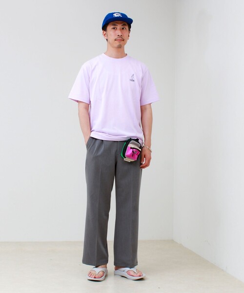 GLOSTER(グロスター)の「【ユニセックスで着れる】ベイマックス&スティッチ バックプリントT(Tシャツ/カットソー・メンズ・ネイビー/ラベンダー/サックスブルー/グレイッシュブルー・L/M)」の13枚目の写真