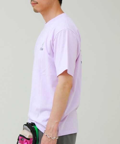 GLOSTER(グロスター)の「【ユニセックスで着れる】ベイマックス&スティッチ バックプリントT(Tシャツ/カットソー・メンズ・ネイビー/ラベンダー/サックスブルー/グレイッシュブルー・L/M)」の18枚目の写真