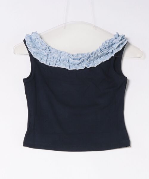 UP START(アップスタート)の「【LAMPOON】ギンガムフリルオフショル(その他トップス・レディース・ブルー・LARGE/SMALL/MEDIUM)」の8枚目の写真
