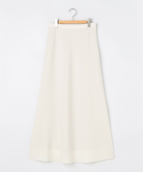 NOLLEY’S Sophi(ノーリーズソフィ)の「《セットアップ対応》ウォッシャブルドライシャンタンナロースカート(スカート・レディース・オフホワイト/ベージュ・38/36)」の5枚目の写真