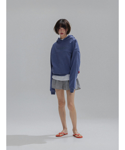 ANNEHEARTS（アンハーツ）の「Easy Relaxed Check Shorts_NAVY（その他パンツ・レディース・その他・FREE）」の6枚目の写真