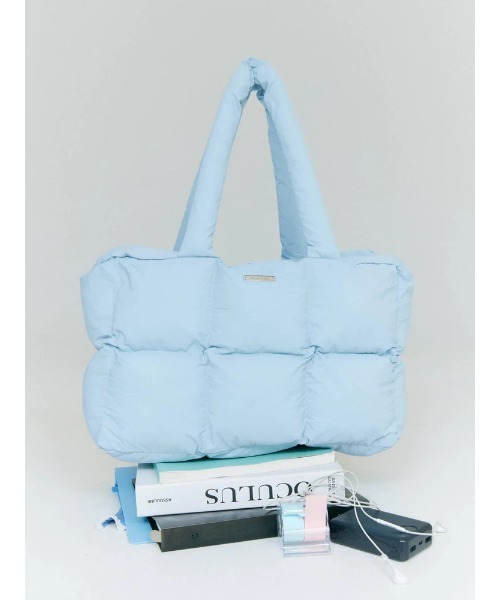 BLUE×PALANG(ブルーパラン)の「【大容量バッグ/新色追加】CLOUDY TOTE BAG(トートバッグ・レディース・ライトブルー/ベージュ/ブラック/ホワイト・FREE)」の13枚目の写真