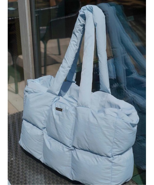 BLUE×PALANG(ブルーパラン)の「【大容量バッグ/新色追加】CLOUDY TOTE BAG(トートバッグ・レディース・ライトブルー/ベージュ/ブラック/ホワイト・FREE)」の14枚目の写真
