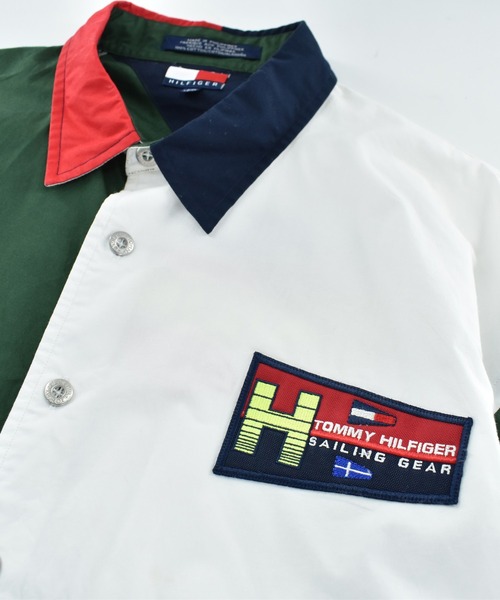 TOMMY HILFIGER(トミーヒルフィガー)の「【USED】90’s TOMMY HILFIGER ブロックカラー シャツ(シャツ/ブラウス・メンズ・マルチ・X-LARGE)」の2枚目の写真