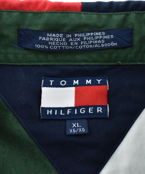 TOMMY HILFIGER(トミーヒルフィガー)の「【USED】90’s TOMMY HILFIGER ブロックカラー シャツ(シャツ/ブラウス・メンズ・マルチ・X-LARGE)」の5枚目の写真