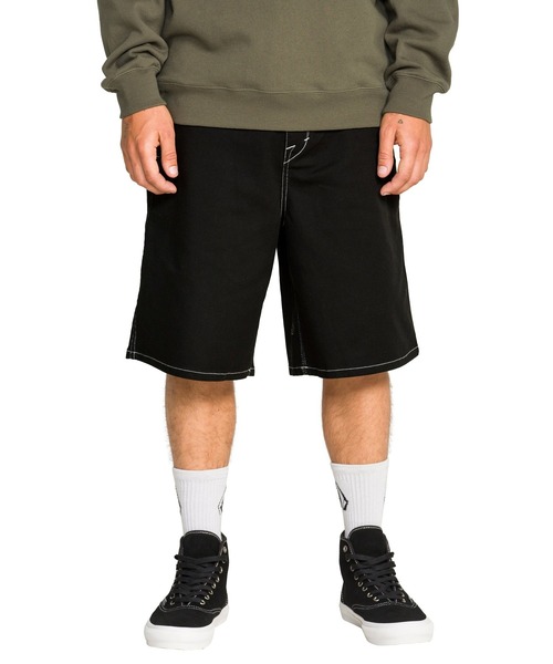 VOLCOM(ボルコム)の「VOLCOM メンズ BILLOW SHORT 22 ショートパンツ 【2026年夏モデル】(その他パンツ・メンズ・ブラック/グレー系その他・30inch/34inch/32inch)」の1枚目の写真