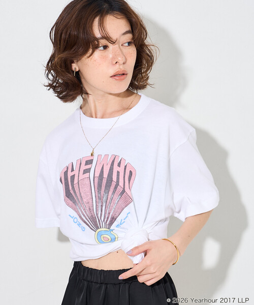 FREAK'S STORE(フリークスストア)の「GOOD ROCK SPEED/グッドロックスピード THE WHO T-SHIRT/ロックTシャツ/ ザ・フー(Tシャツ/カットソー・レディース・オフホワイト/チャコールグレー/ホワイト・フリ-)」の4枚目の写真