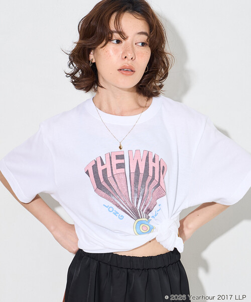 FREAK'S STORE(フリークスストア)の「GOOD ROCK SPEED/グッドロックスピード THE WHO T-SHIRT/ロックTシャツ/ ザ・フー(Tシャツ/カットソー・レディース・オフホワイト/チャコールグレー/ホワイト・フリ-)」の6枚目の写真