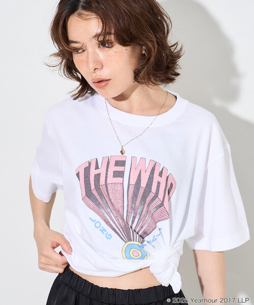 FREAK'S STORE(フリークスストア)の「GOOD ROCK SPEED/グッドロックスピード THE WHO T-SHIRT/ロックTシャツ/ ザ・フー(Tシャツ/カットソー・レディース・オフホワイト/チャコールグレー/ホワイト・フリ-)」の11枚目の写真