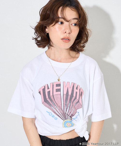 FREAK'S STORE(フリークスストア)の「GOOD ROCK SPEED/グッドロックスピード THE WHO T-SHIRT/ロックTシャツ/ ザ・フー(Tシャツ/カットソー・レディース・オフホワイト/チャコールグレー/ホワイト・フリ-)」の12枚目の写真
