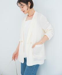 URBAN RESEARCH ROSSO WOMEN | セミシアーカラミジャケット(その他アウター)