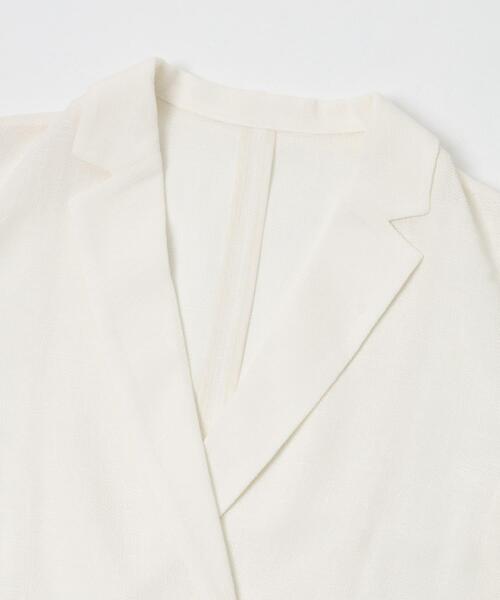 URBAN RESEARCH ROSSO WOMEN(アーバンリサーチ ロッソ)の「セミシアーカラミジャケット(その他アウター・レディース・ブラック系その他/オフホワイト・FREE)」の19枚目の写真