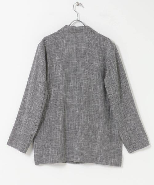 URBAN RESEARCH ROSSO WOMEN(アーバンリサーチ ロッソ)の「セミシアーカラミジャケット(その他アウター・レディース・ブラック系その他/オフホワイト・FREE)」の10枚目の写真