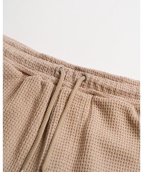 #Re:room(リルーム)の「Rrmワッフルショーツ(その他パンツ・メンズ・ベージュ/ブラック・MEDIUM/SMALL)」の5枚目の写真