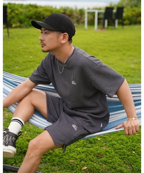 #Re:room(リルーム)の「Rrmワッフルショーツ(その他パンツ・メンズ・ベージュ/ブラック・MEDIUM/SMALL)」の13枚目の写真