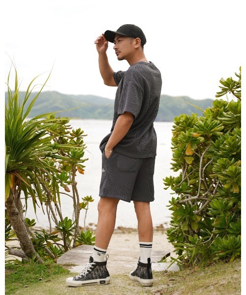 #Re:room(リルーム)の「Rrmワッフルショーツ(その他パンツ・メンズ・ベージュ/ブラック・MEDIUM/SMALL)」の15枚目の写真