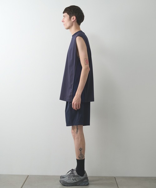 N.HOOLYWOOD(N.ハリウッド)の「【N.HOOLYWOOD】別注 9255-CS61-018(タンクトップ・メンズ・ネイビー/ホワイト/ブラック・38/36)」の5枚目の写真