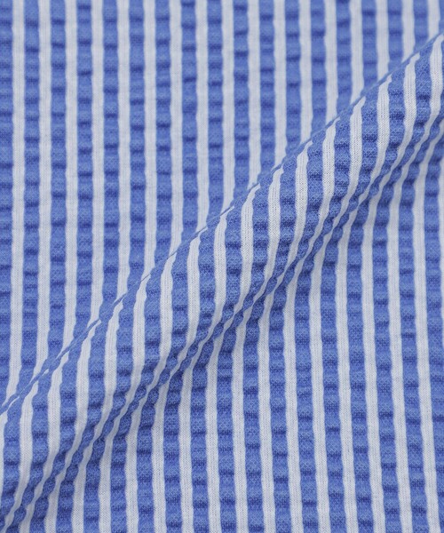 MACKINTOSH LONDON(マッキントッシュ ロンドン)の「【WEB・一部店舗限定】サッカーストレッチプルオーバー(Tシャツ/カットソー・レディース・ブルー系その他2/オフホワイト/チャコールグレー・38)」の14枚目の写真