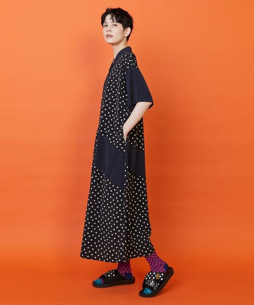 FRAPBOIS（フラボア）の「デシンドット ワンピース（ワンピース・レディース・ホワイト/レッド・0/1）」の8枚目の写真
