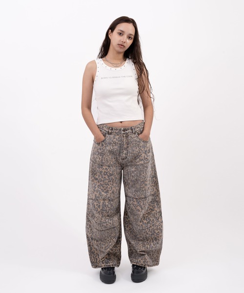 atmos pink(アトモスピンク)の「atmos pink Leopard Curve Pants / アトモス ピンク レオパード カーブ パンツ(その他パンツ・レディース・ピンク/ブルー/ブラウン・M/S)」の17枚目の写真