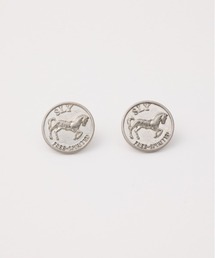 HORSE COIN CHARM P/EARRING ホースコインチャームピアス